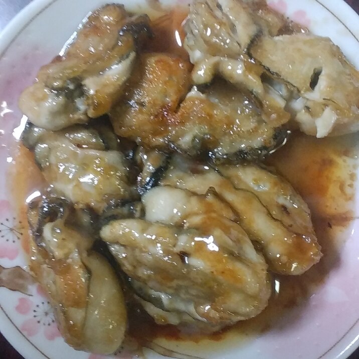 牡蠣の中華風照り焼き♪